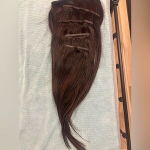 Luxy Hair 16” Chocolate Brown Hair Extensions